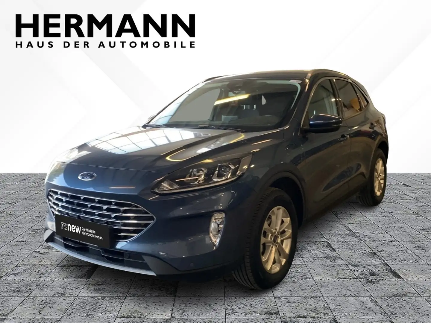 Ford Kuga 2.5 Duratec PHEV Titanium *LED*AHK*NAVI*AUT Blauw - 1
