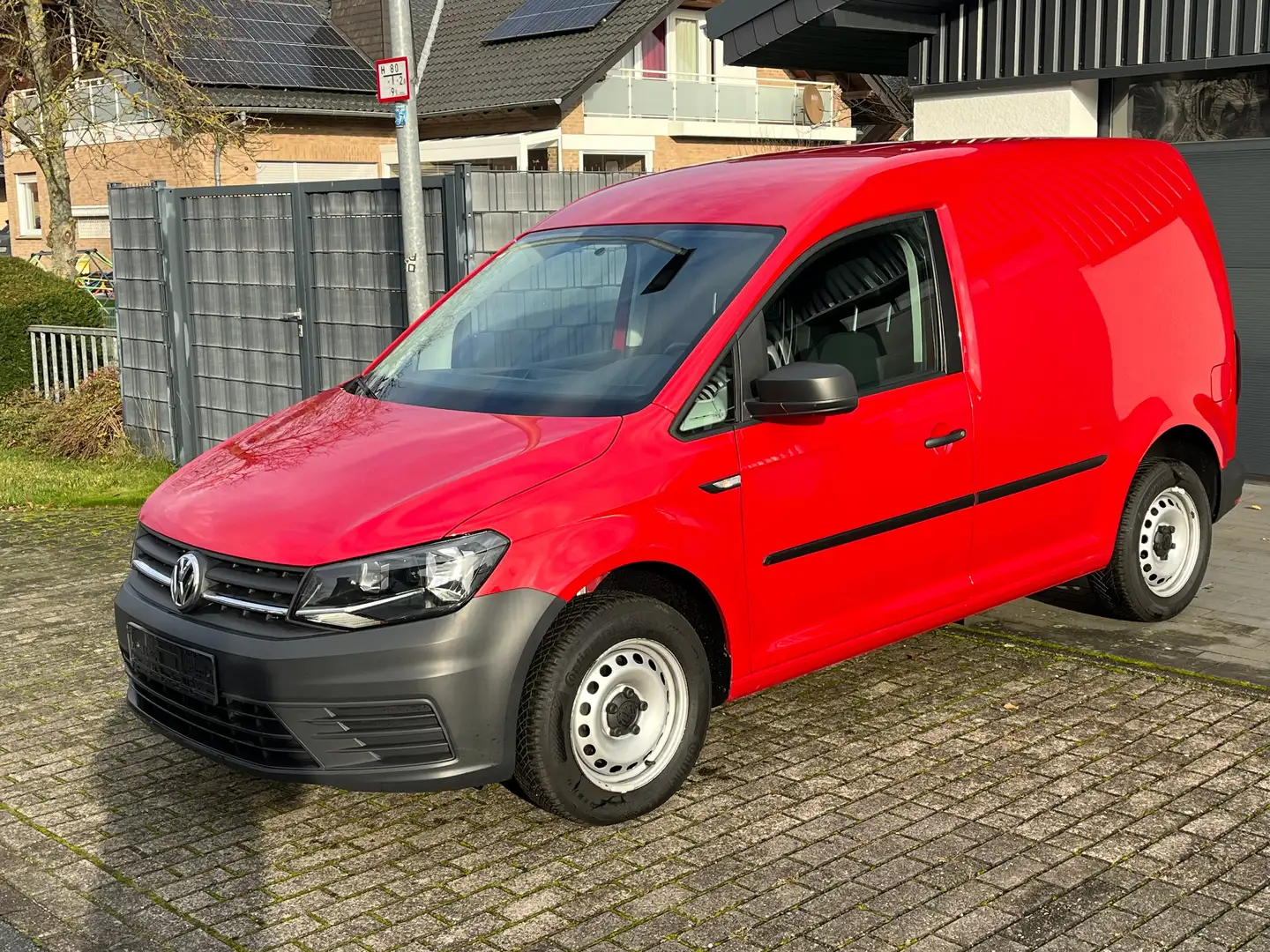 Volkswagen Caddy Kasten Klima VW-Scheckheft 1.Hand 73Tkm MwSt Rot - 1