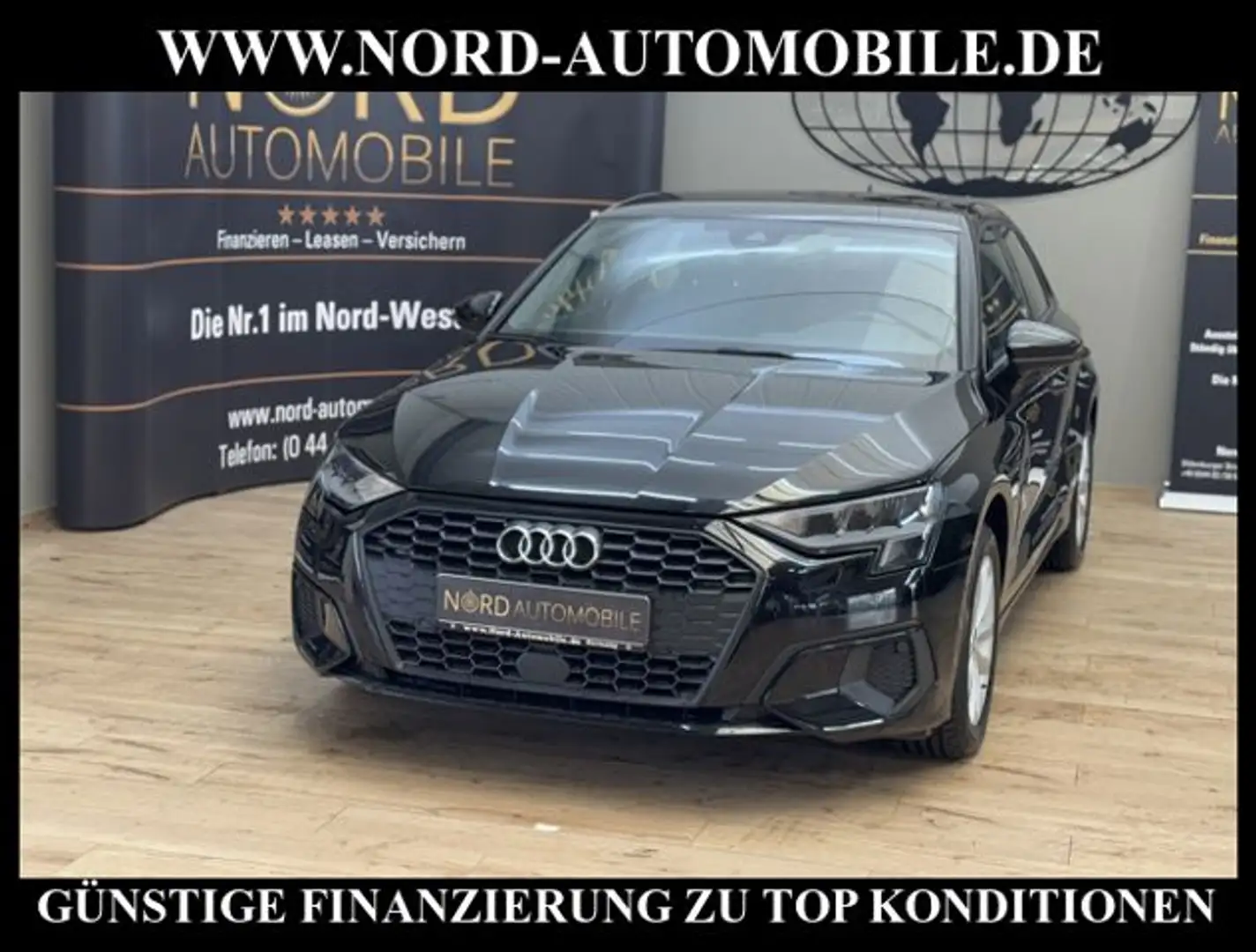 Audi A3 Sportback 30 TDI *VIRTUAL*LED*NAV*SHZ* Noir - 1