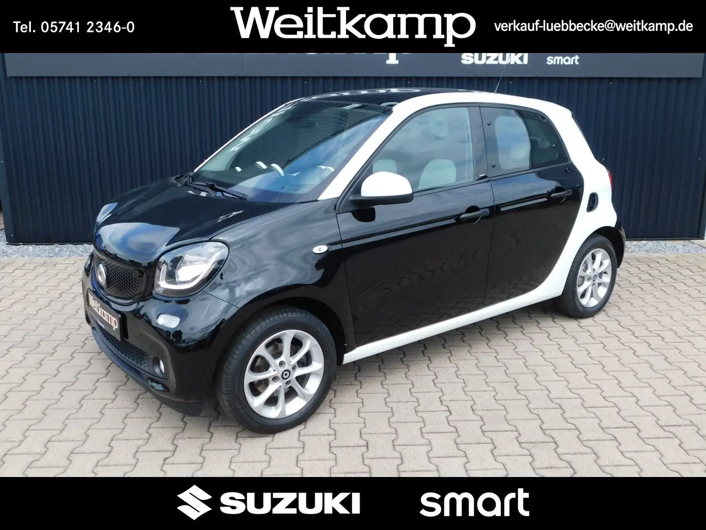 smart forFour forfour 52kW Passion Automatik/Media/Panorama/PDC Schwarz - 1