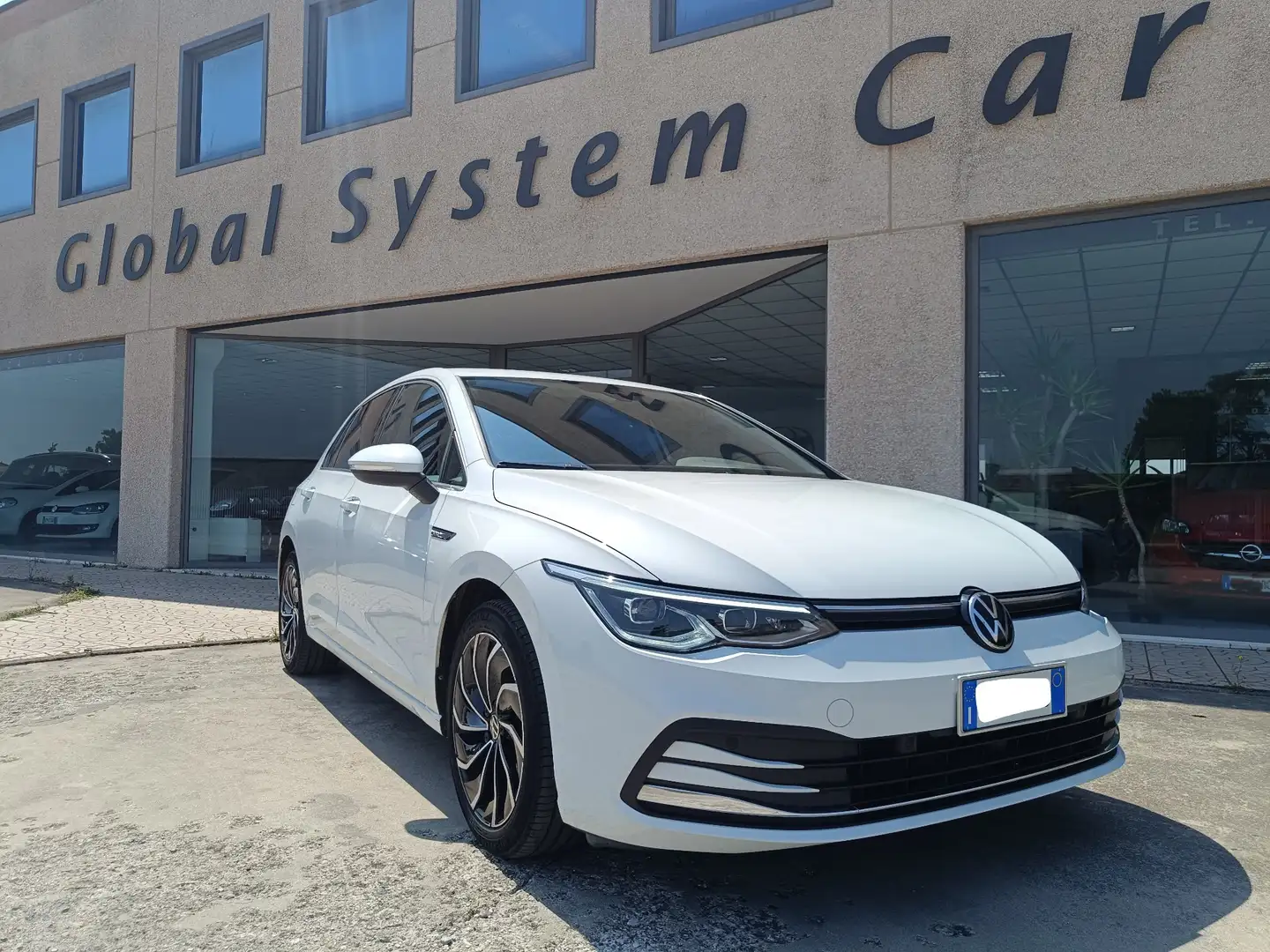 Volkswagen Golf 1.5 tgi Style 130cv dsg Blanc - 1
