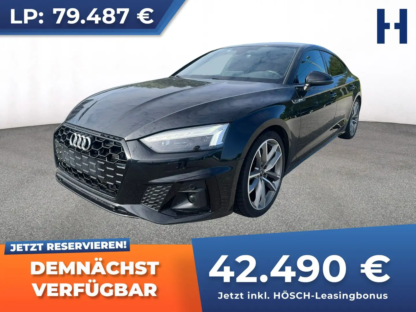 Audi A5 40 TFSI 2 x S-LINE MATRIX NAPPA 19er BLACK ACC Чёрный - 1
