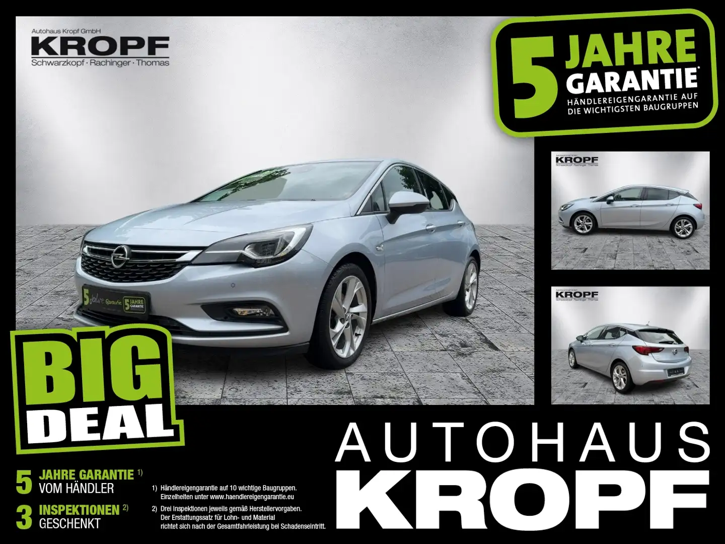 Opel Astra K 1.4 Turbo Dynamic LED+SHZ+Winterp.+Kam. Blauw - 1