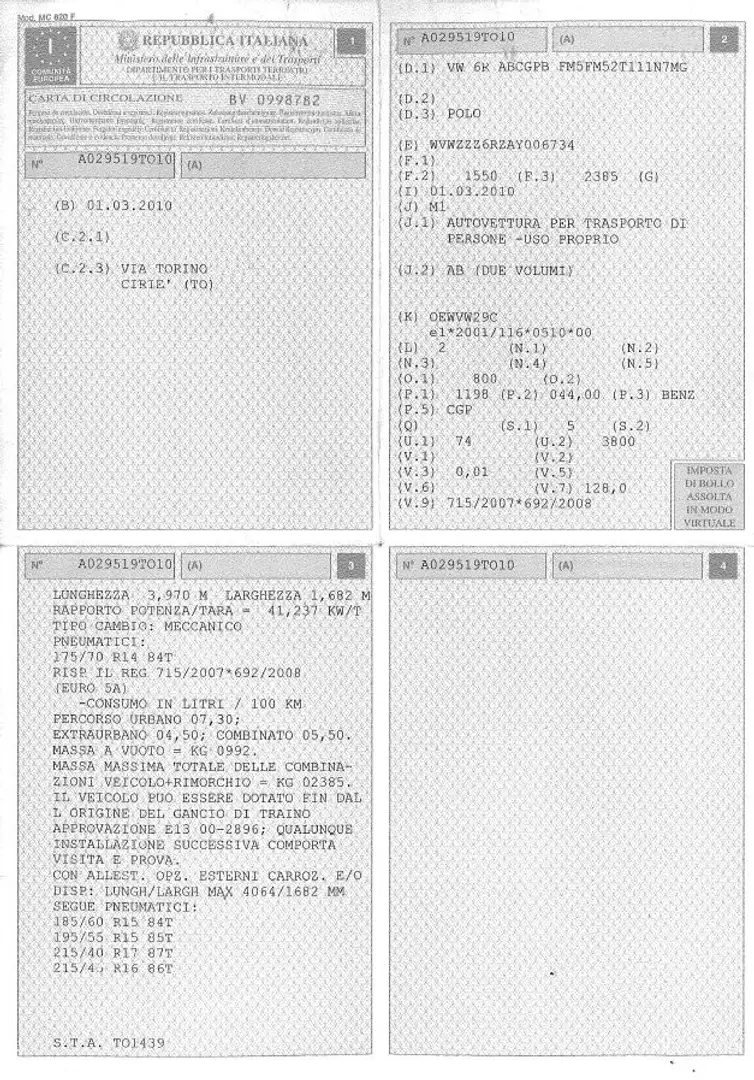 Volkswagen Polo 5P Unico Prop.114900Km per Carrozzieri Silber - 2
