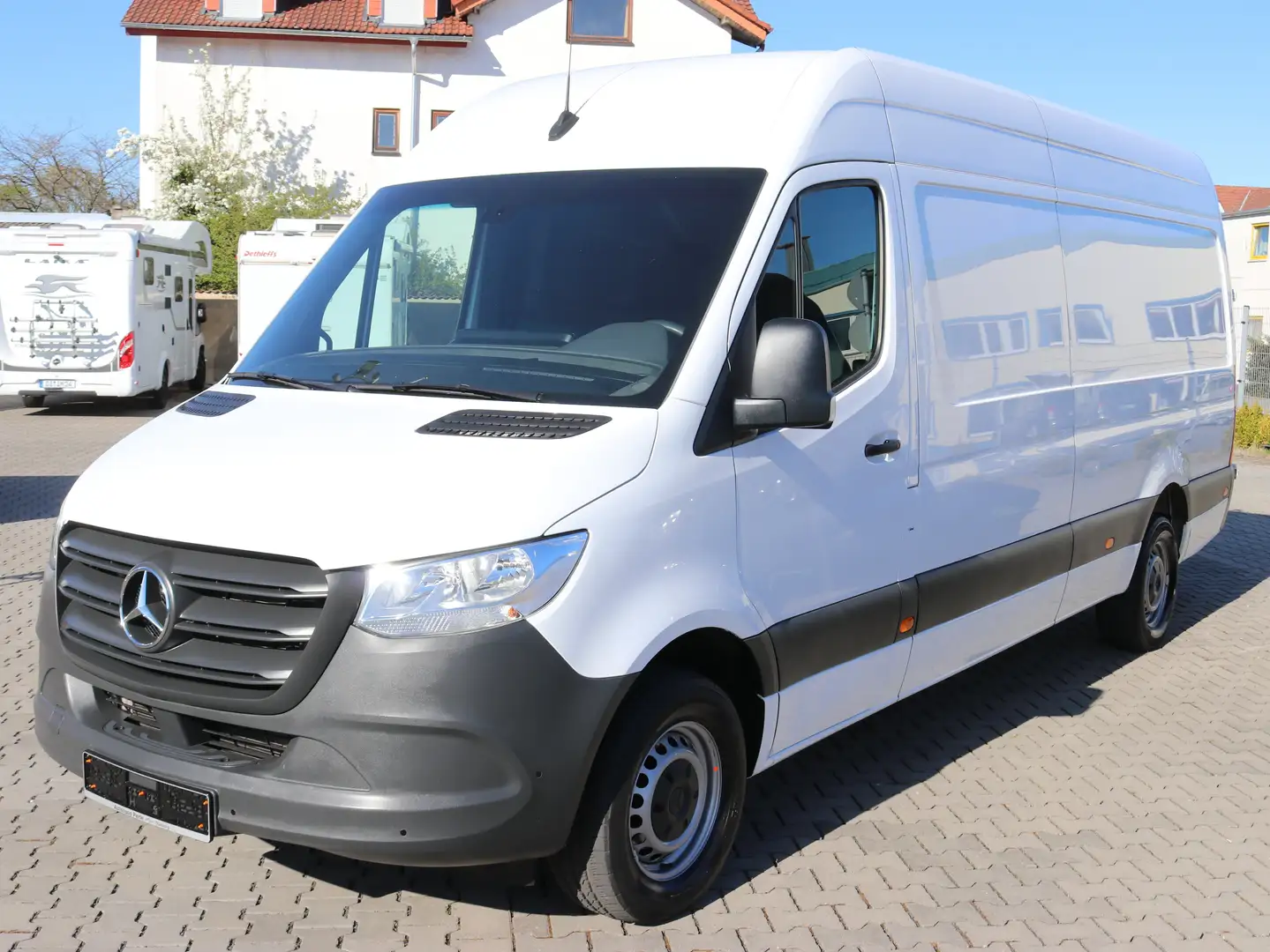 Mercedes-Benz Sprinter 317 CDI LANG HOCH 9G"TEMPOMAT"RK"SHZ"SEITENWINDASS Weiß - 2