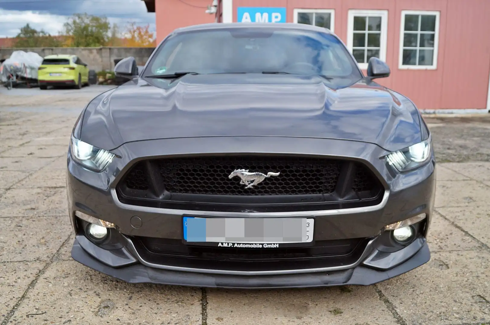 Ford Mustang 5.0 V8 GT Aut, GARANTIE, Leder, DEUTSCH, Grau - 2