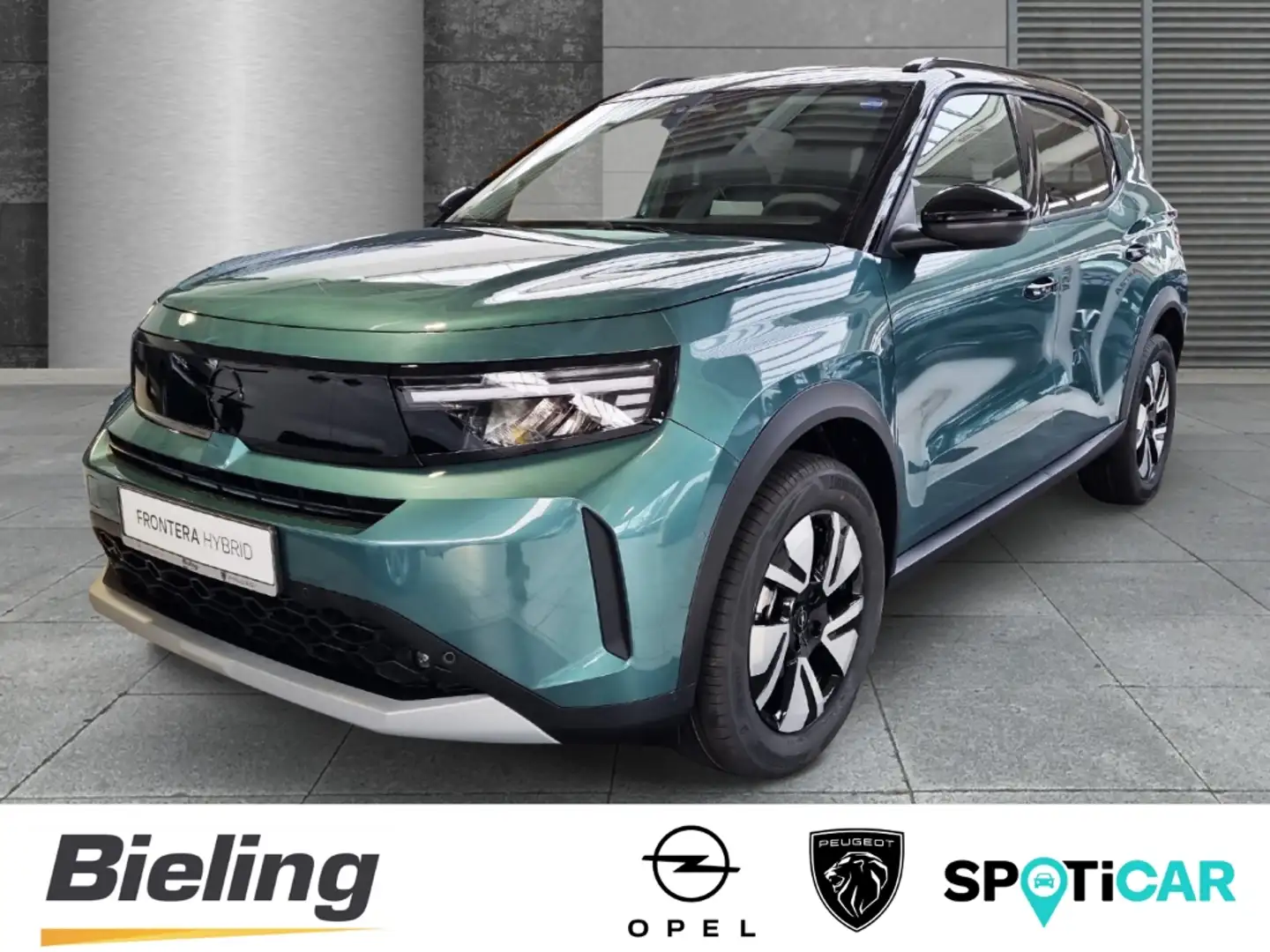 Opel Frontera GS 1.2l Turbo 7-Sitzer, NAVI, SHZ, PDC mit Rückfah Grün - 1