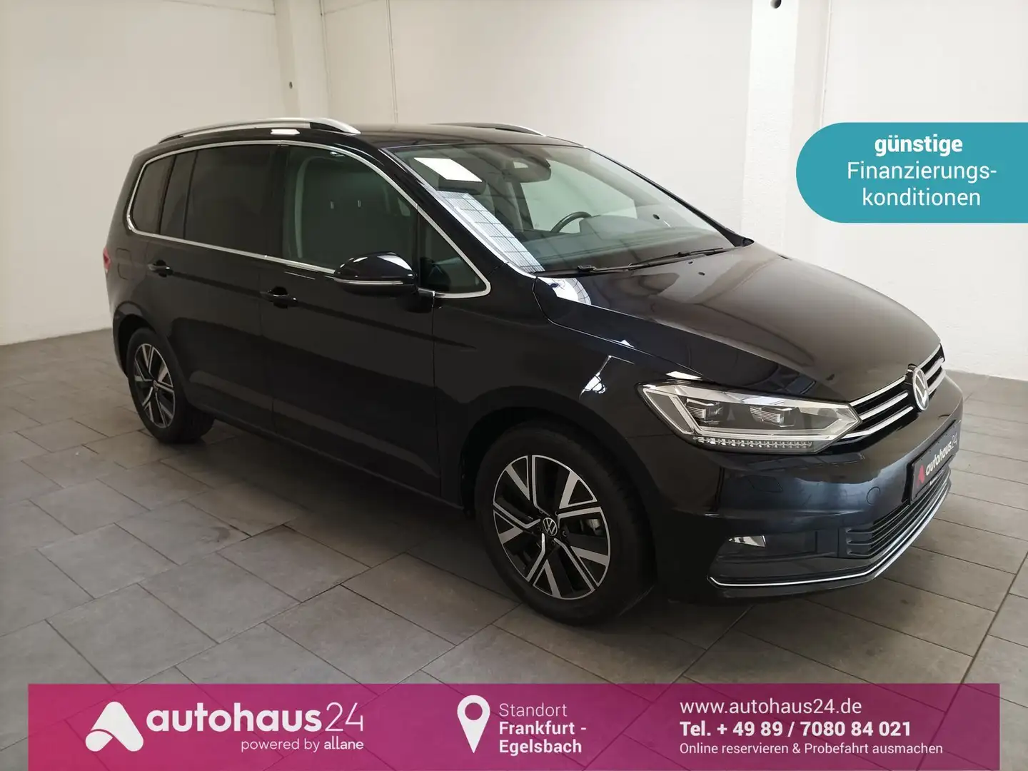 Volkswagen Touran 1.5 TSI Highline AHK|Navi|CAM|USB Negro - 1