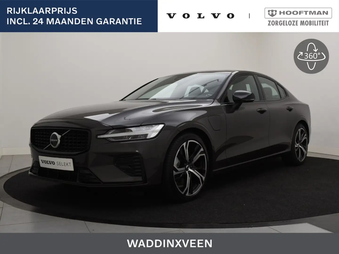Volvo S60 T6 PLUG-IN HYBRID LONG RANGE PLUS DARK 19INCH SCHU Gris - 1