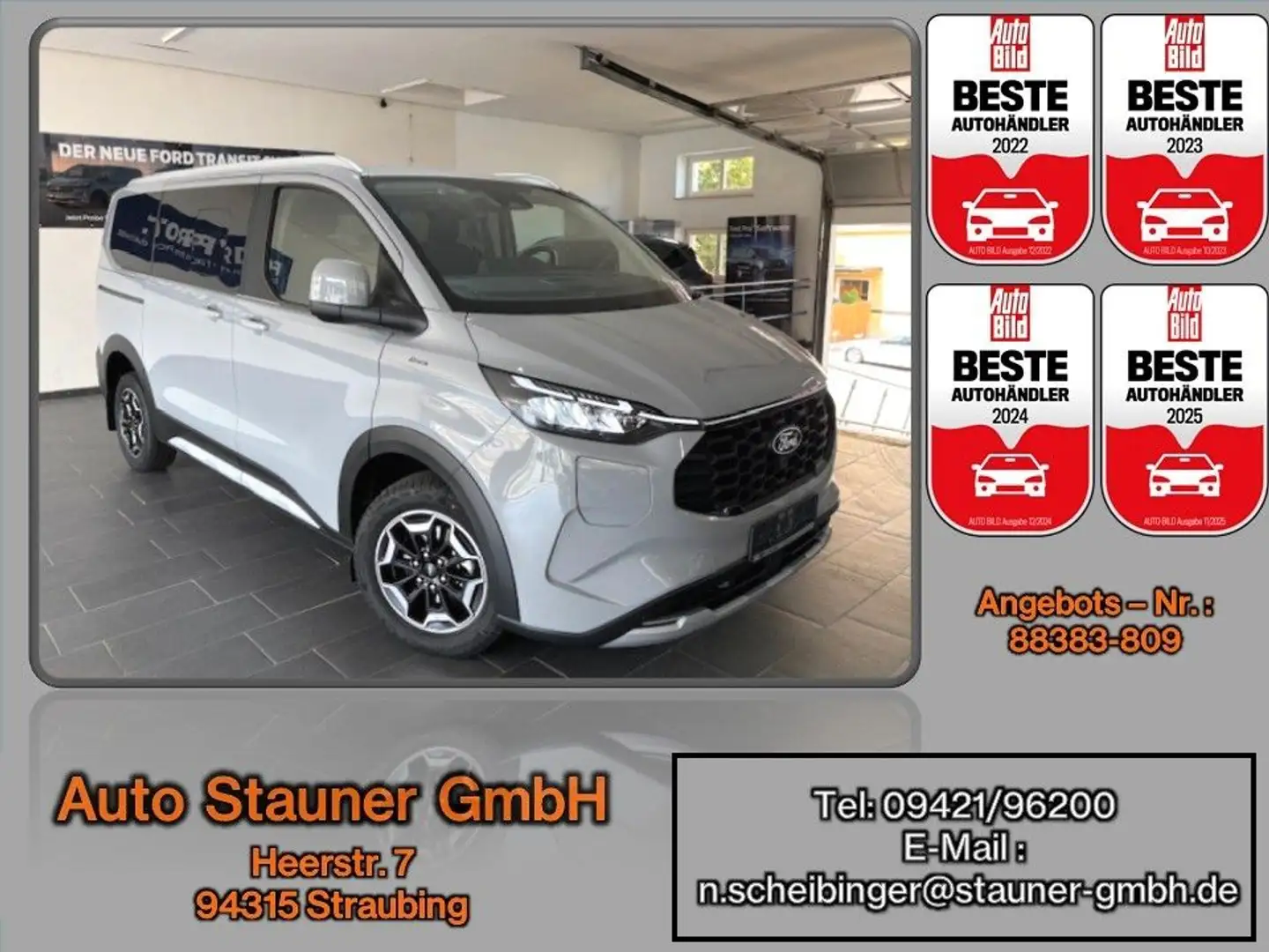 Ford Tourneo Custom Plug-in Hybrid 340 L1 Active/ACC/ Grau - 1