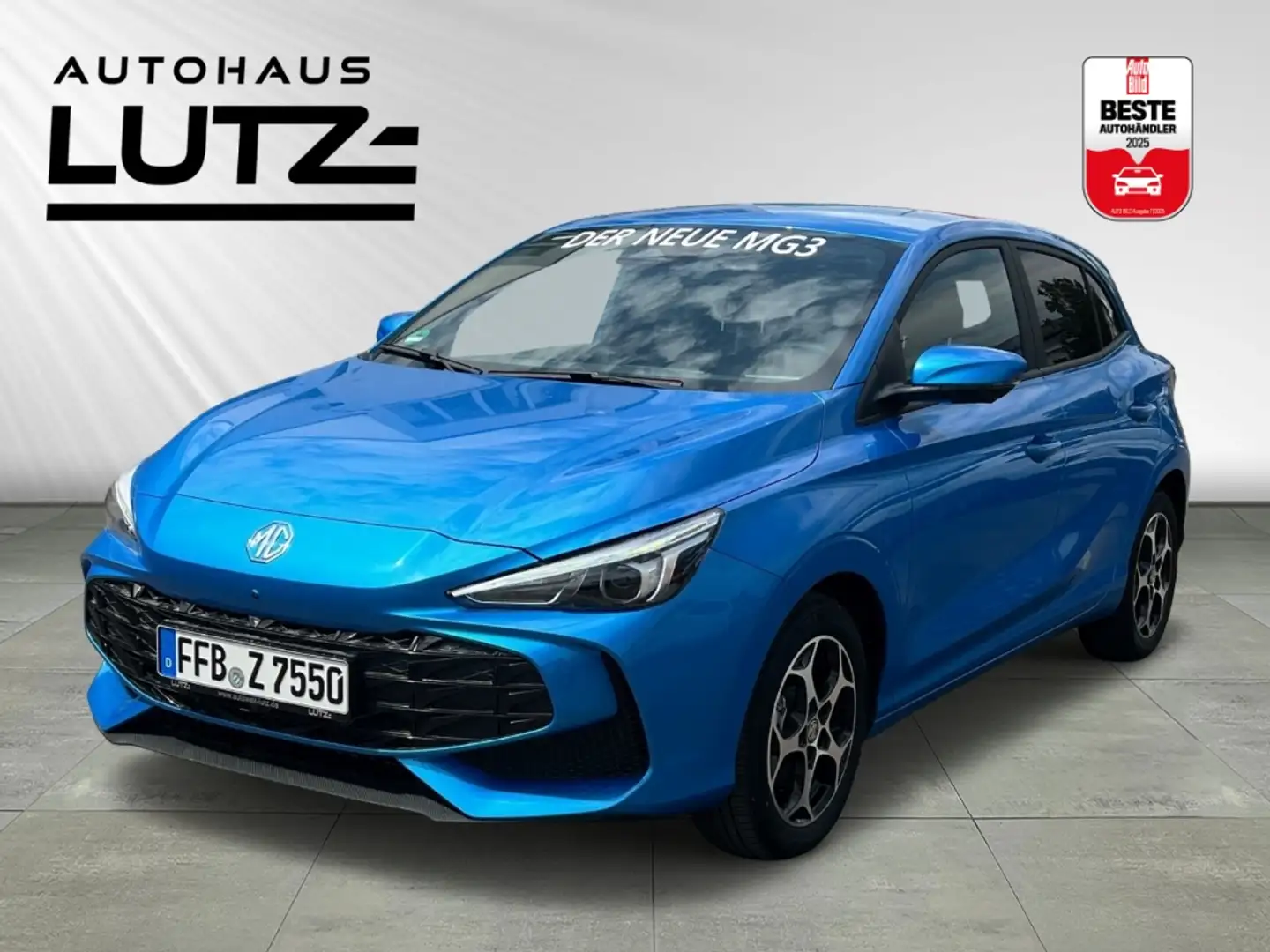 MG MG3 Luxury Hybrid+ Navi digitales Cockpit Soundsystem Blu/Azzurro - 1