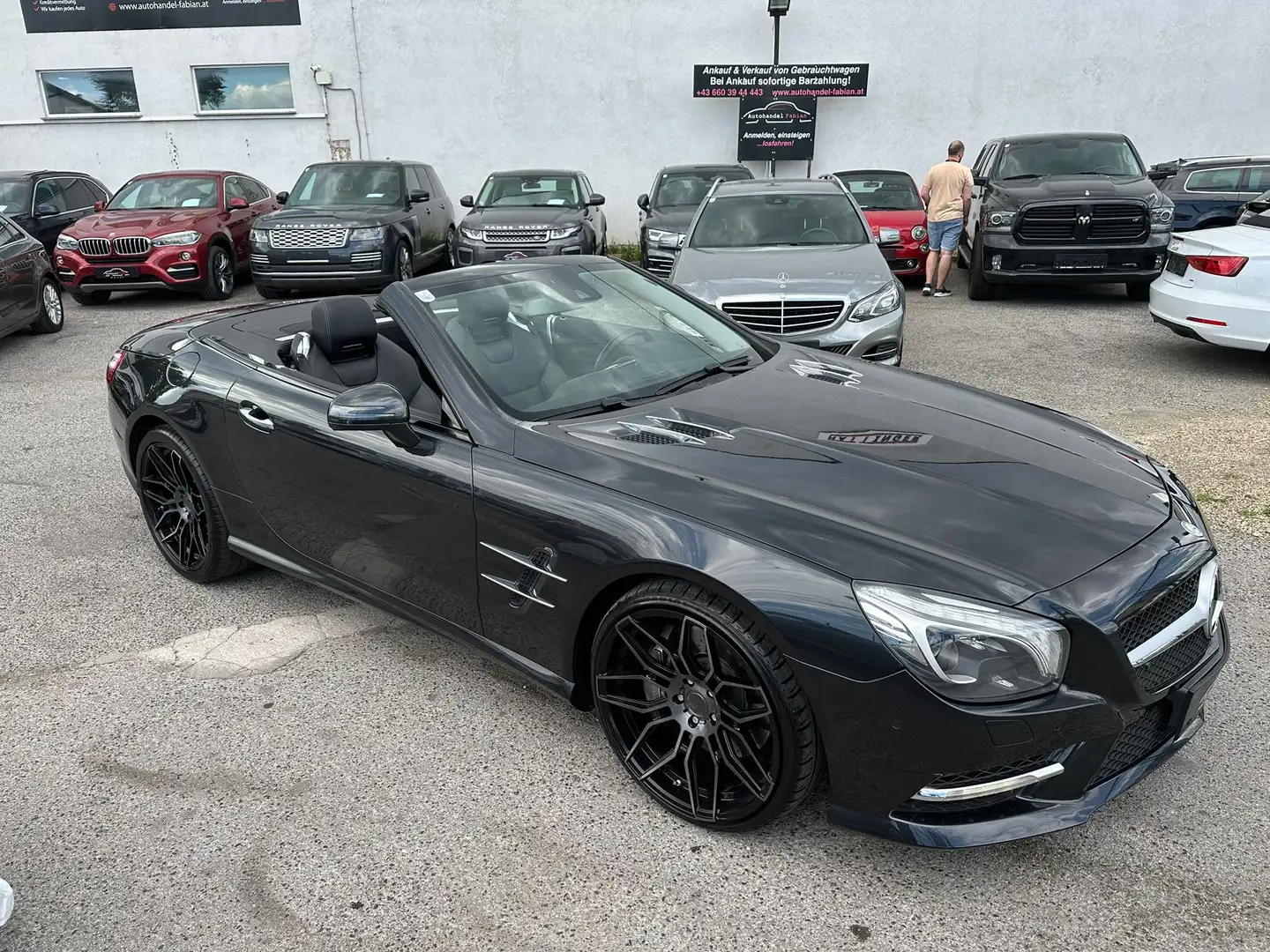 Mercedes-Benz SL 350 Roadster Autom. V6 306PS ***top AMG LINE*** Noir - 1