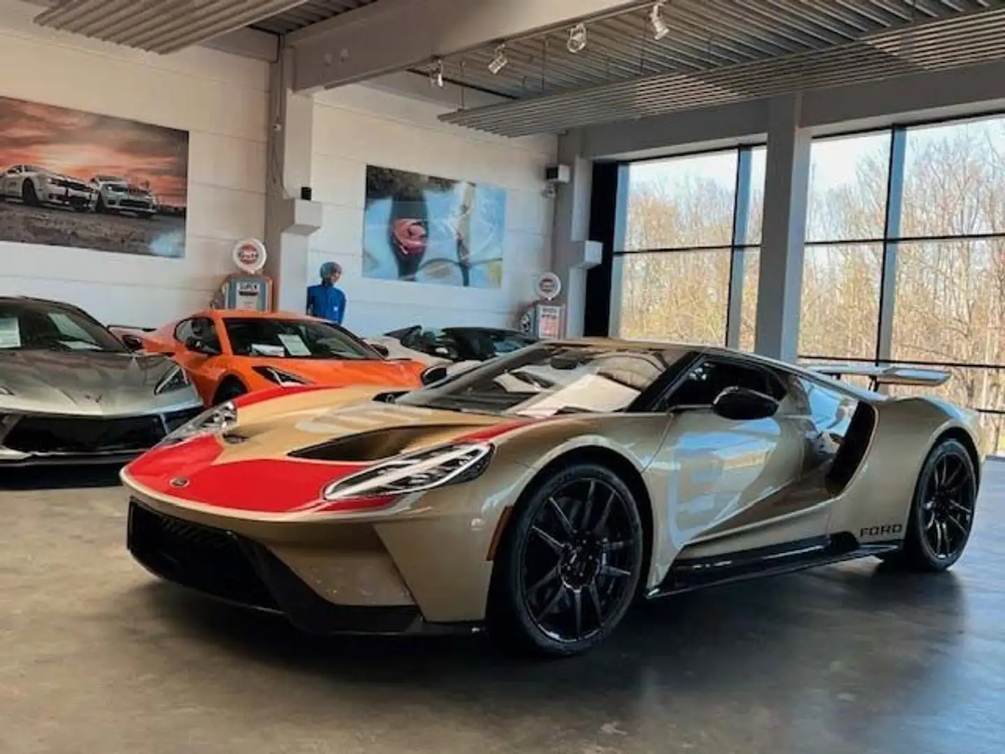 Ford GT Heritage Holman Moody Gold Edition Carbon Zlatá - 2