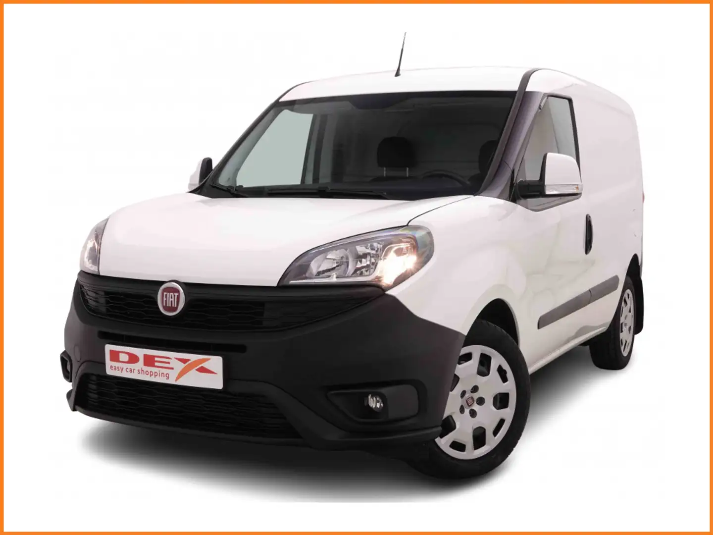 Fiat Doblo 1.6 Mjet 90 Cargo + GPS by APP + Laadvloer + Zijwa Wit - 1