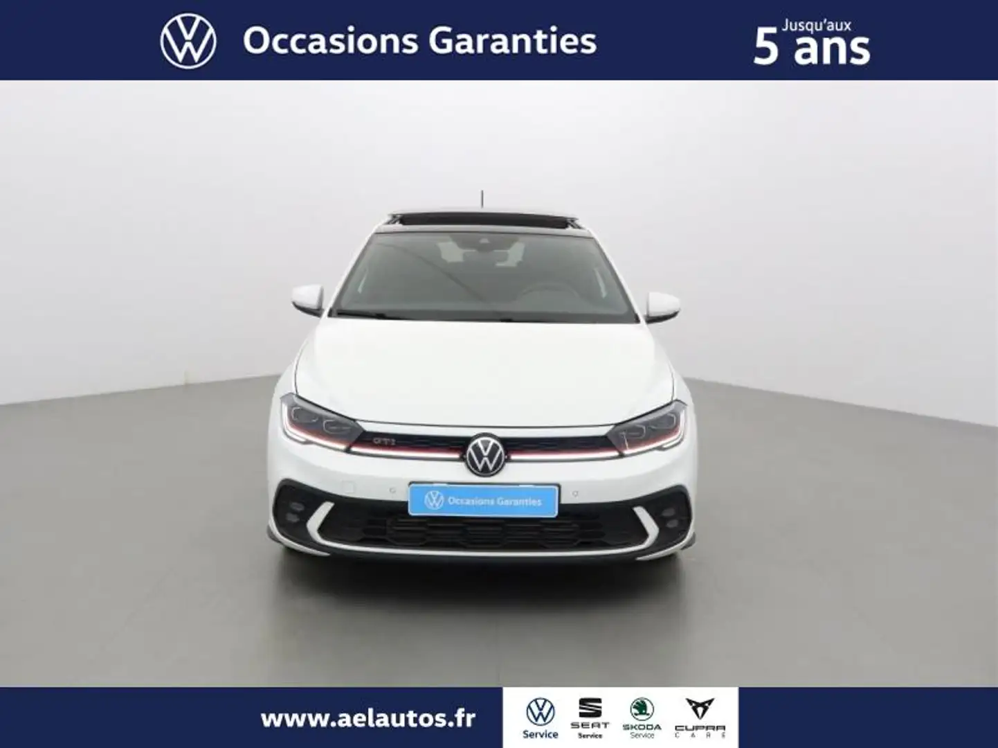 Volkswagen Polo 2.0 TSI 207ch GTI DSG7 Blanc - 2