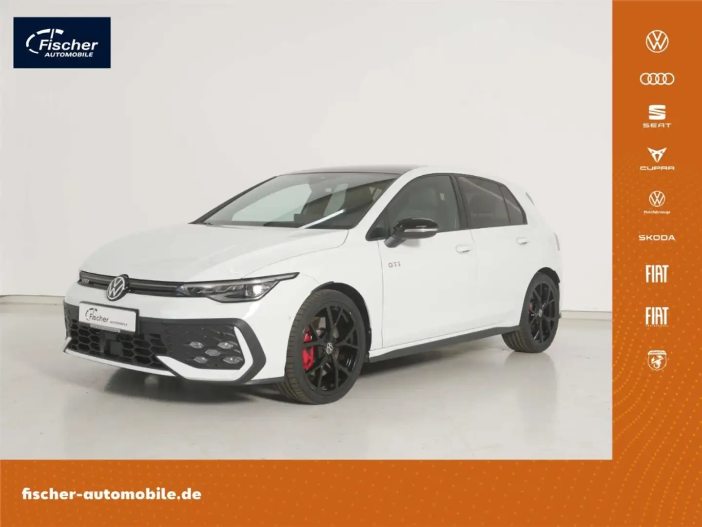 Volkswagen Golf GTI 2.0 TSI Black Style DSG P-Dach/NAV/LED Weiß - 1