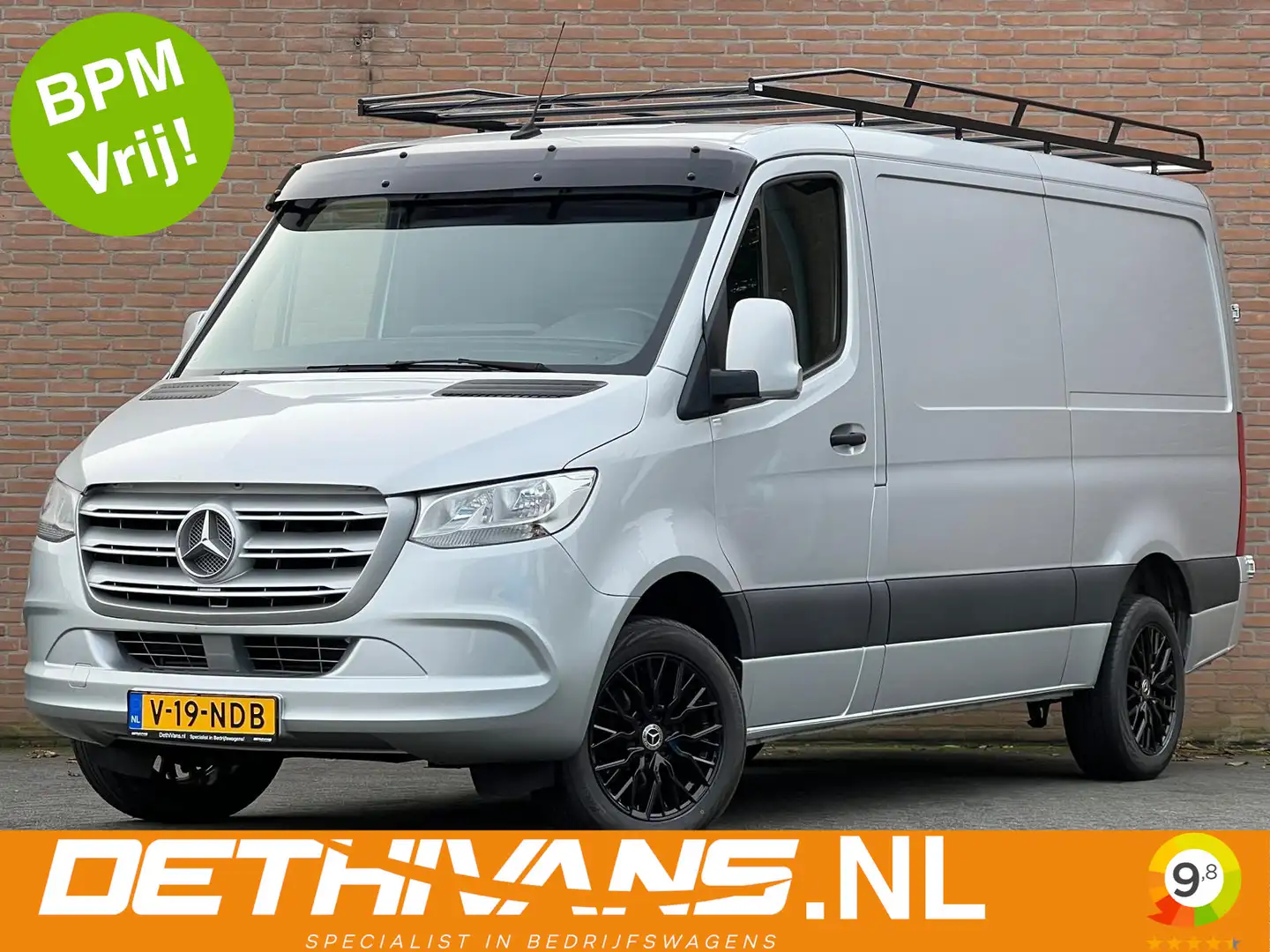 Mercedes-Benz Sprinter 314CDI 143PK L2H1 RWD / M-BUX / Camera / Euro6 Argent - 1