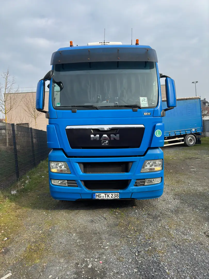 MAN TGX 26.440+Palfinger-Ladekran PK34002 & Jib PJ 060 Albastru - 1