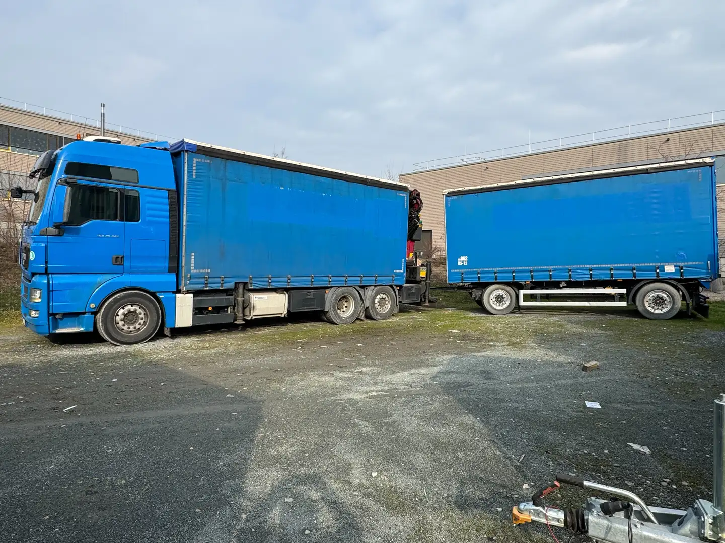 MAN TGX 26.440+Palfinger-Ladekran PK34002 & Jib PJ 060 Albastru - 2