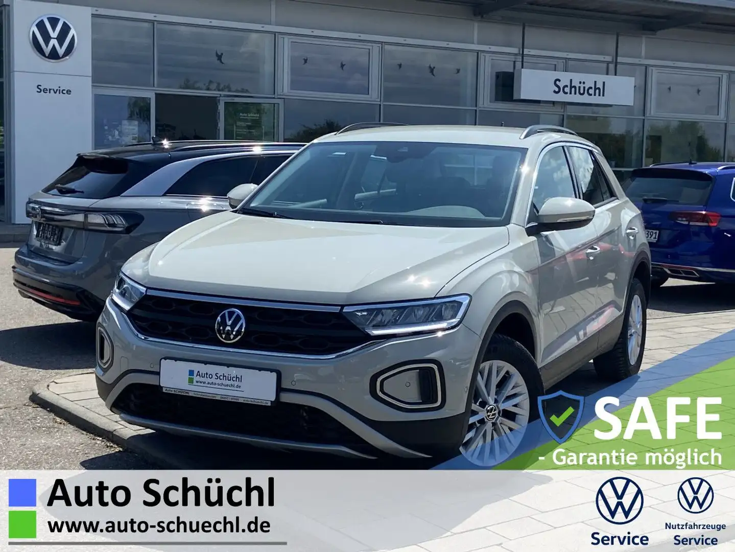 Volkswagen T-Roc 1.5 TSI DSG LIFE NAVI+LED+AHK+APP-CONNECT+ Grau - 1