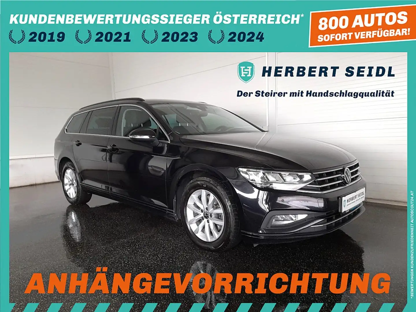 Volkswagen Passat Variant BUSINESS 2,0 TDI DSG * LED / NAVI / AHV & KAMER... Schwarz - 1