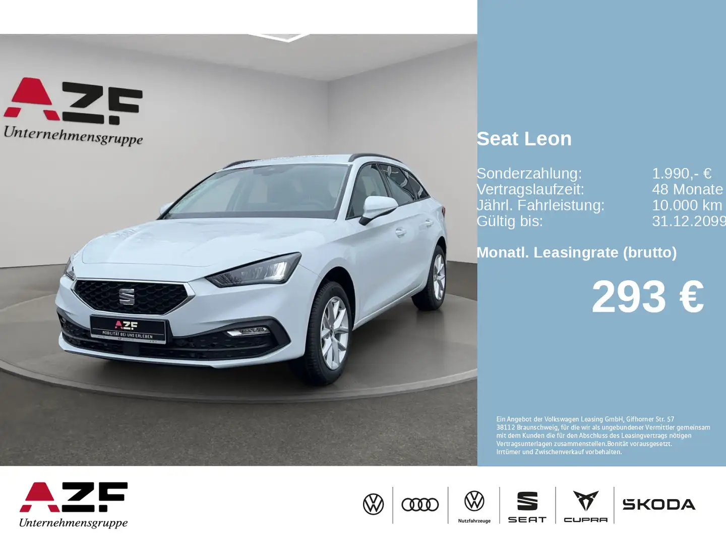 SEAT Leon Sportstourer Style Edition 1.5 TSI+SHZ+ACC Blanco - 1