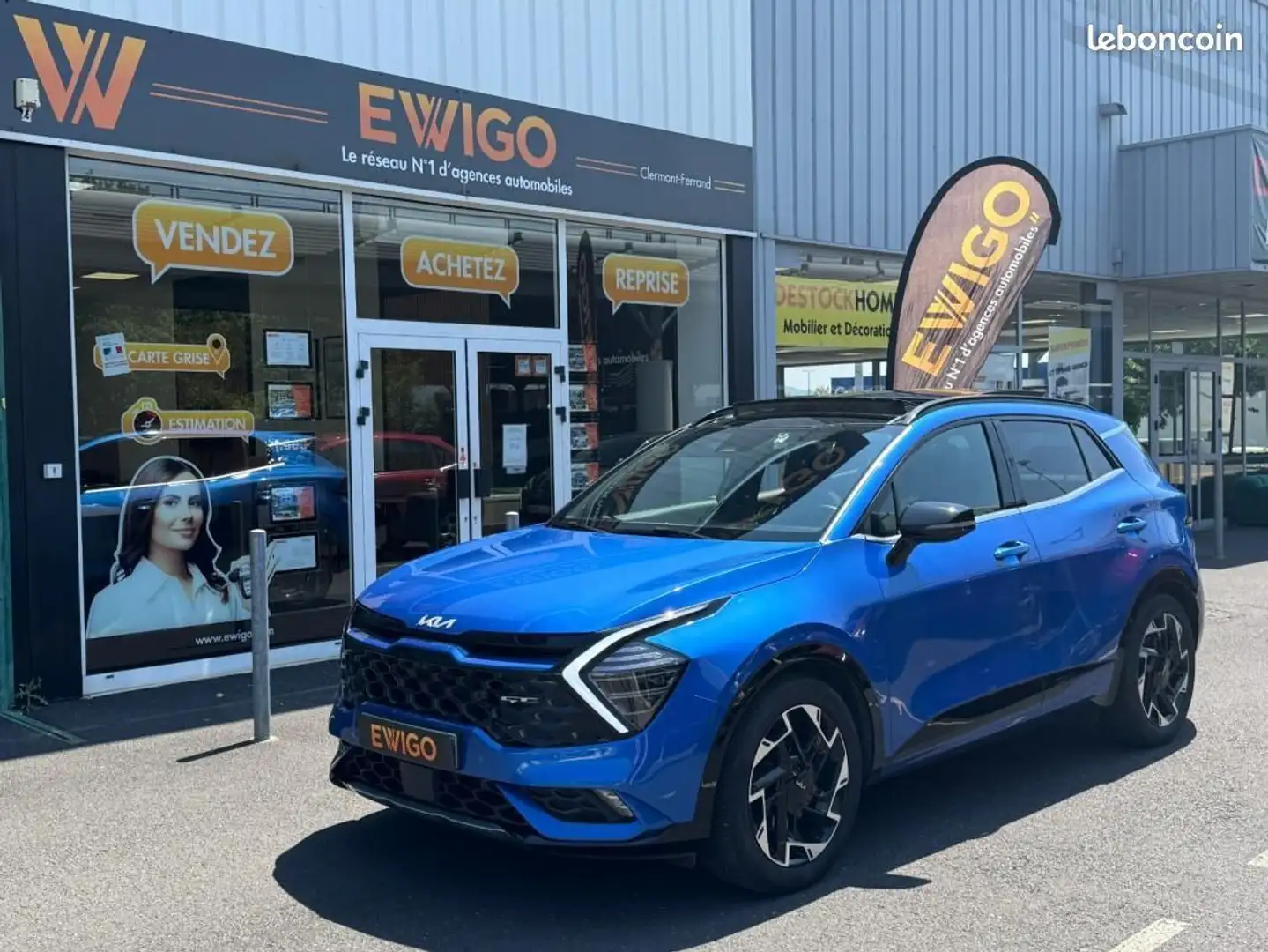 Kia Sportage 1.6 CRDI 135 HYBRID MHEV 48VOLT GT LINE PREMIUM-CA Bleu - 1