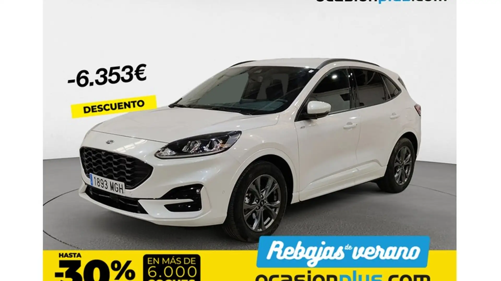 Ford Kuga 2.5 Duratec FHEV ST-Line 4x2 Aut. Blanc - 1