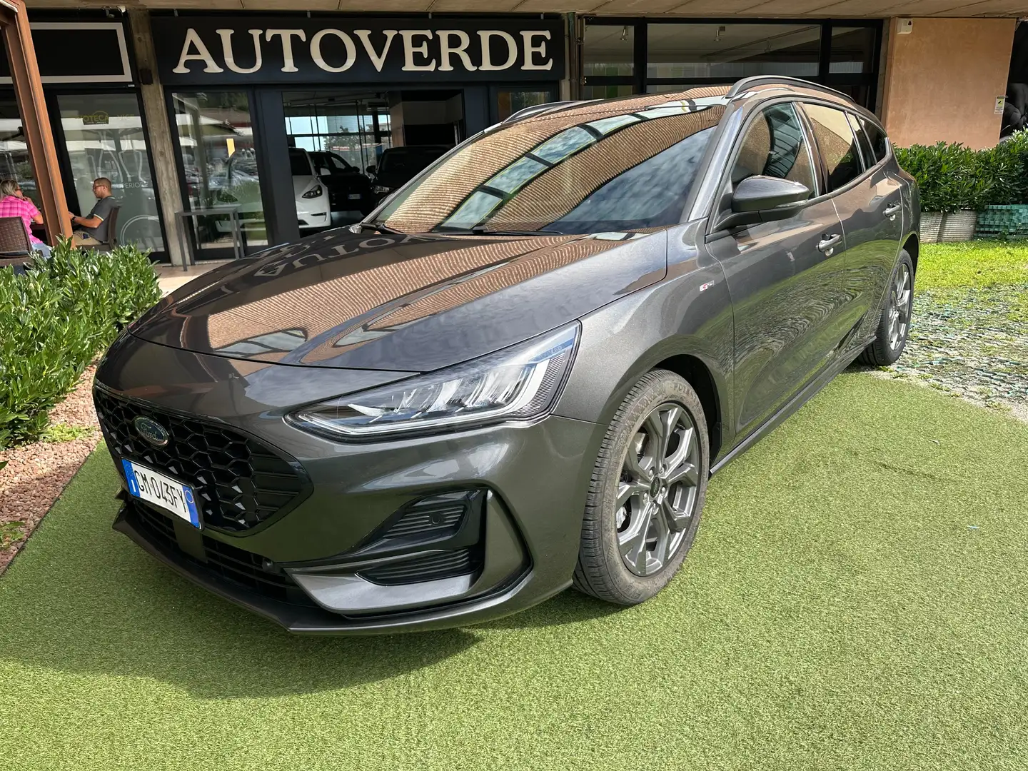 Ford Focus SW 1.0 Ecoboost h ST-Line 125cv Auto 44000km UNIP Gris - 1