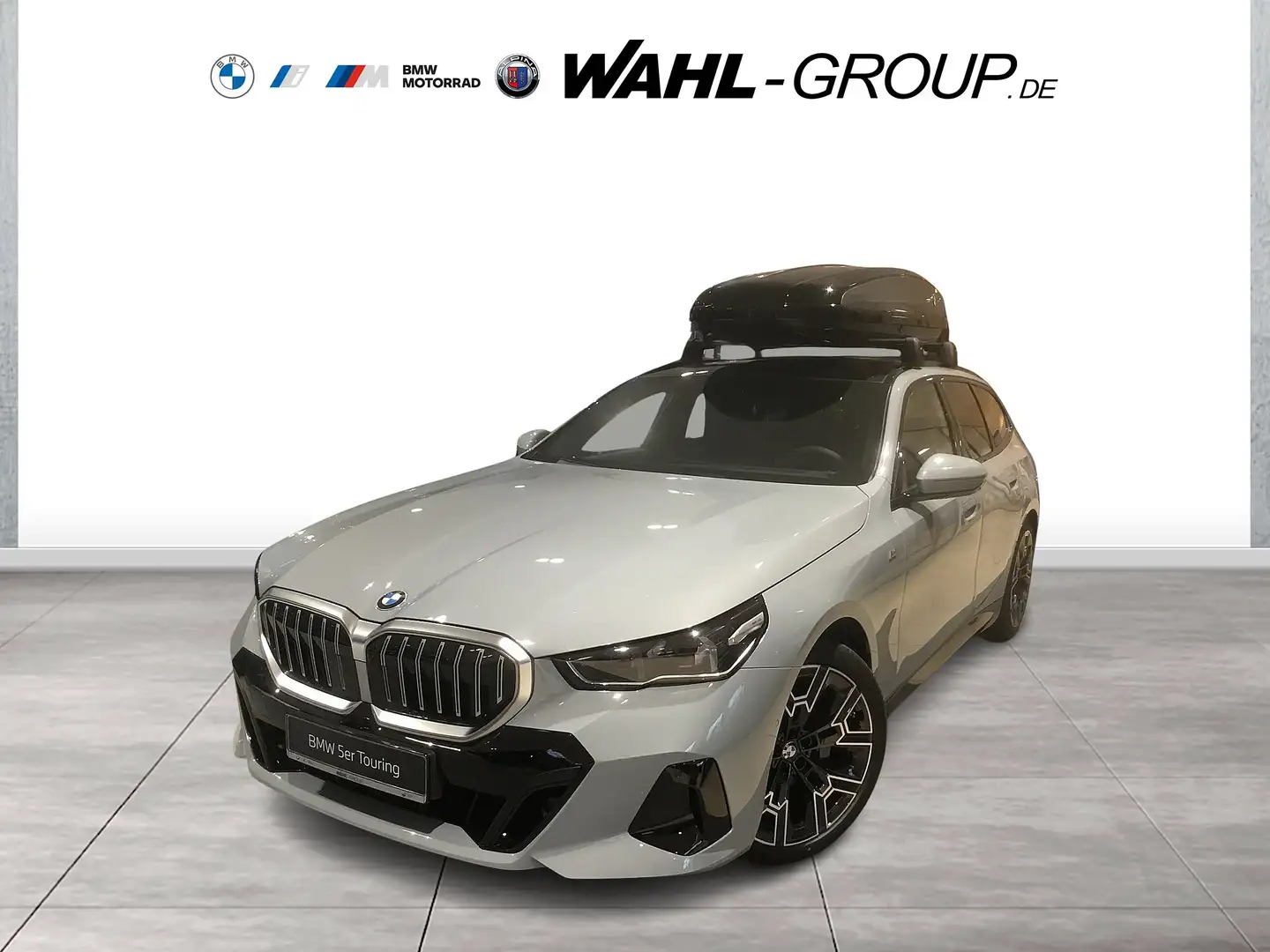 BMW 520 d Touring M Sportpaket HK HiFi DAB LED AHK Grau - 1