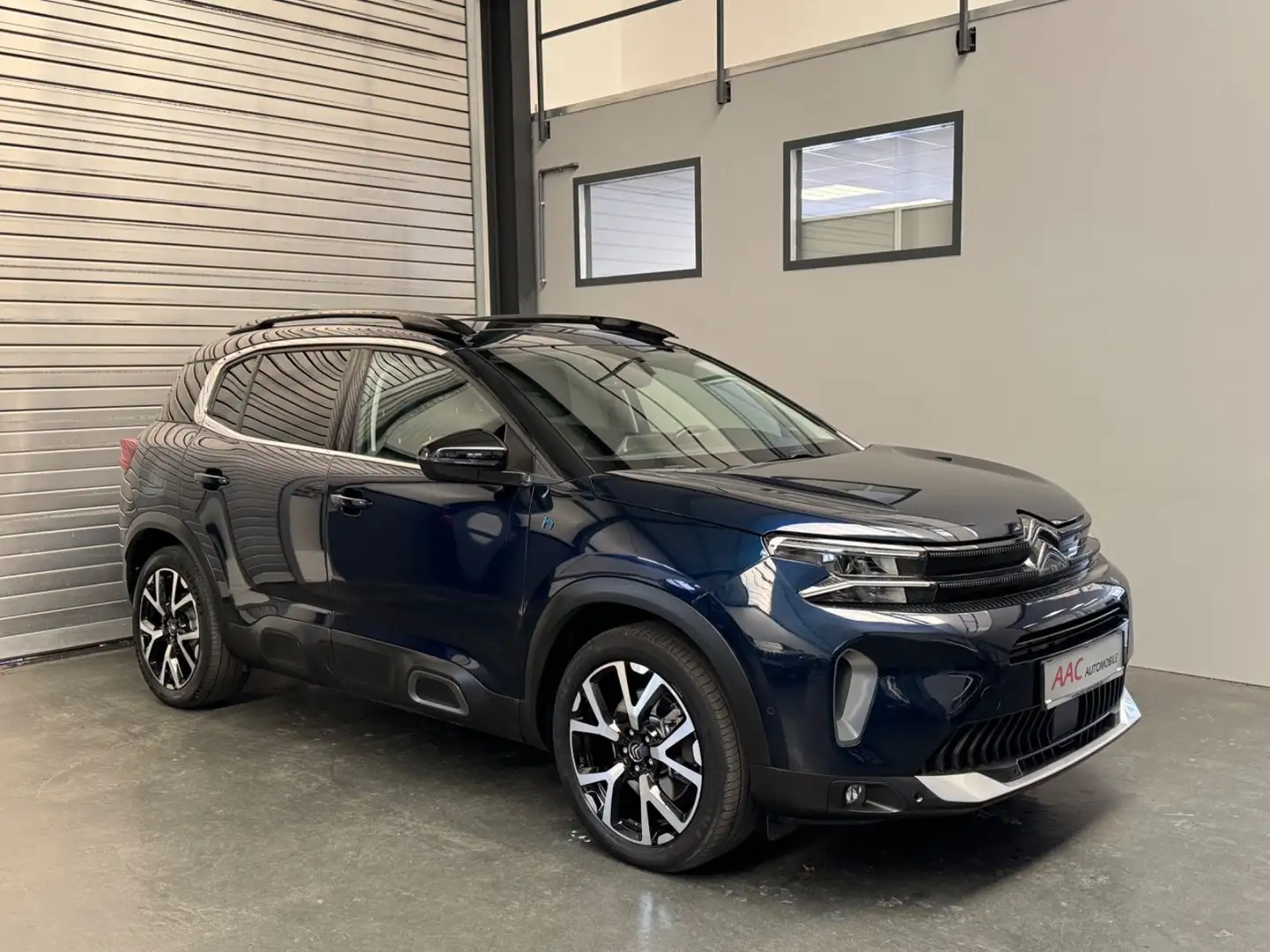 Citroen C5 Aircross Shine Hybrid/AHK/Navi/Leder/Key/Pano Blauw - 1
