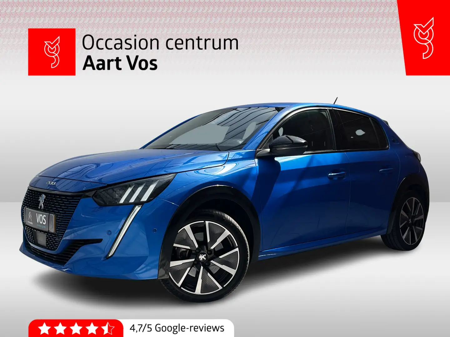 Peugeot e-208 EV GT 350 50 kWh | 3D Cockpit | Carplay / Android Blauw - 1