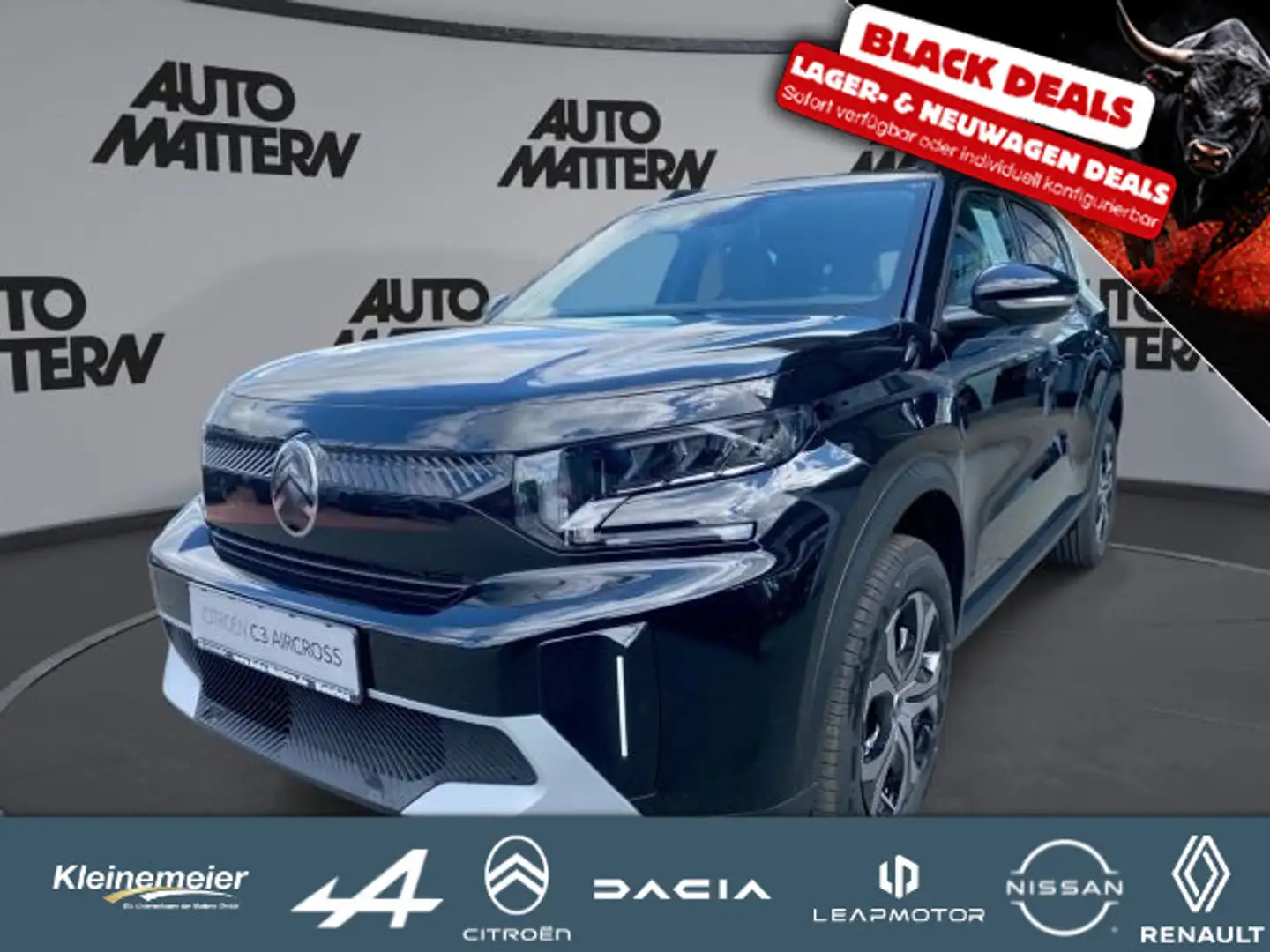 Citroen C3 Aircross 1.2 Turbo 100 PLUS BlackDeal Noir - 1