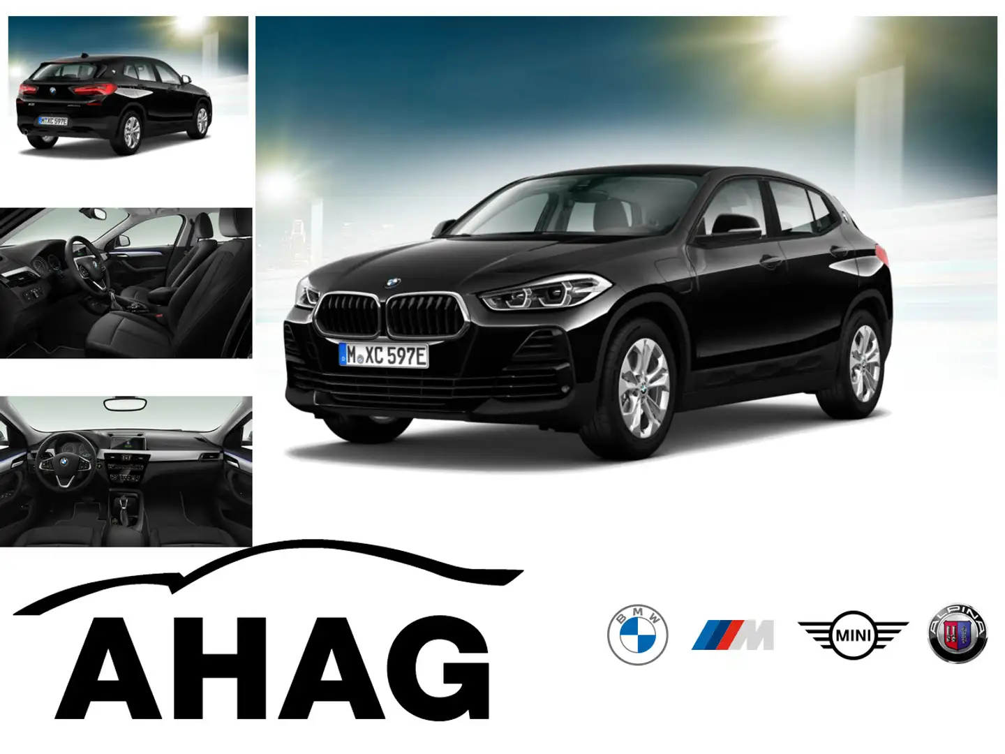 BMW X2 xDrive25e Advantage Steptronic Aut. Klimaaut. Schwarz - 1