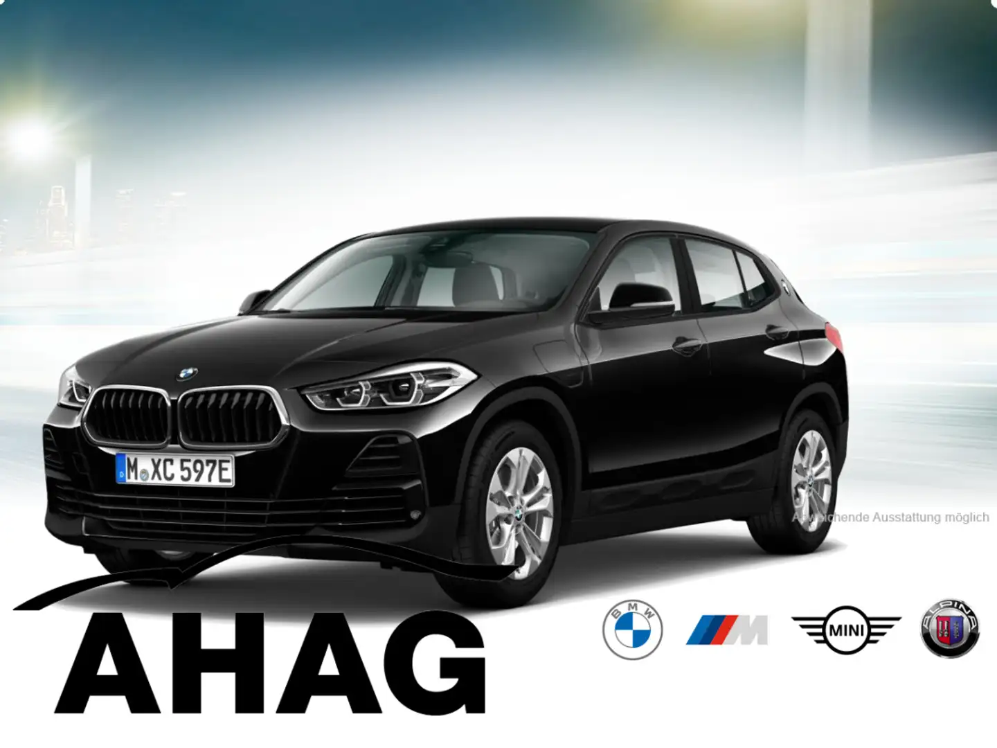 BMW X2 xDrive25e Advantage Steptronic Aut. Klimaaut. Schwarz - 2