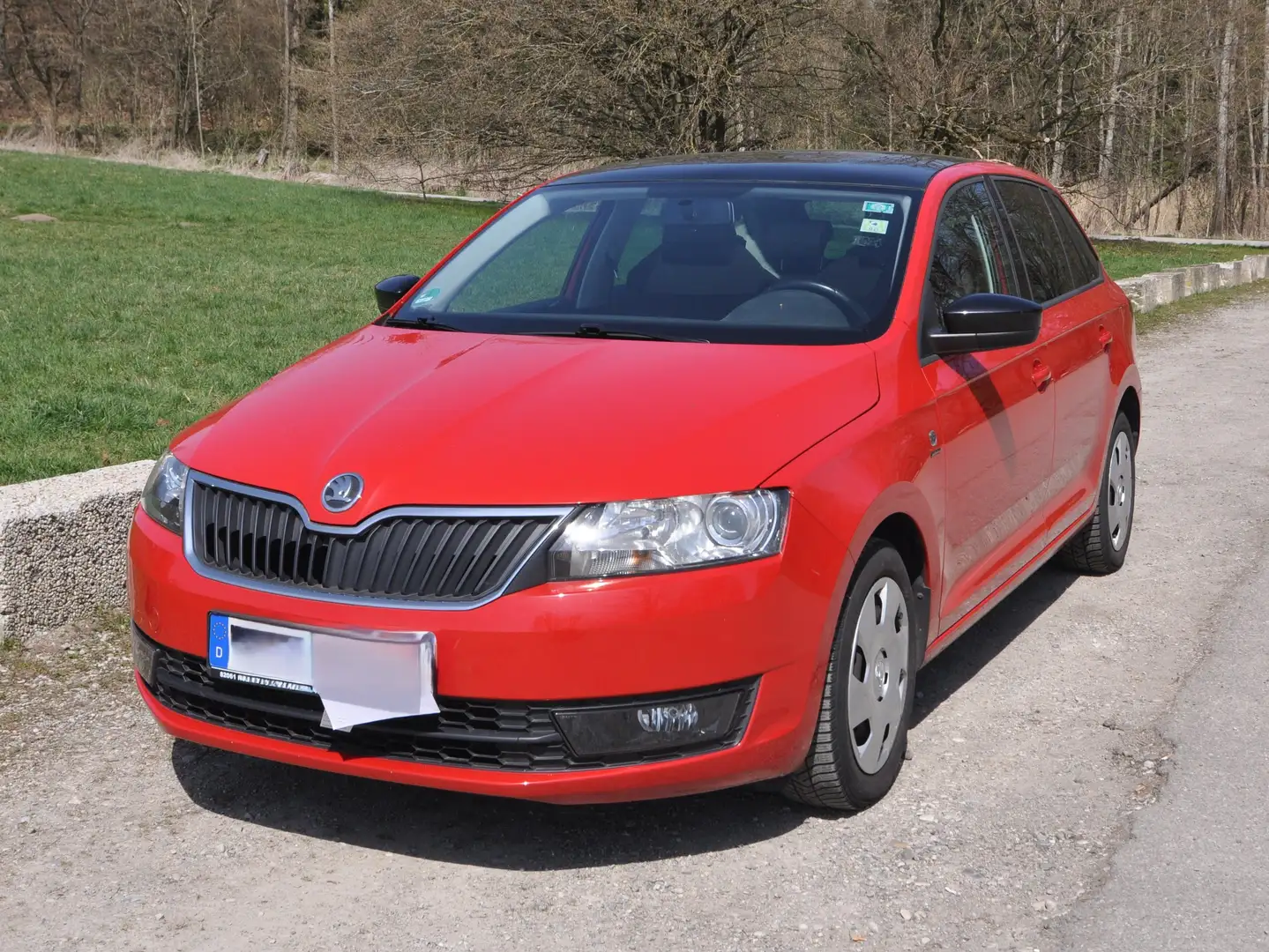 Skoda Rapid/Spaceback Rapid Style+ Panoramadach!, Tüv/Kd neu, PreisVB Rot - 2