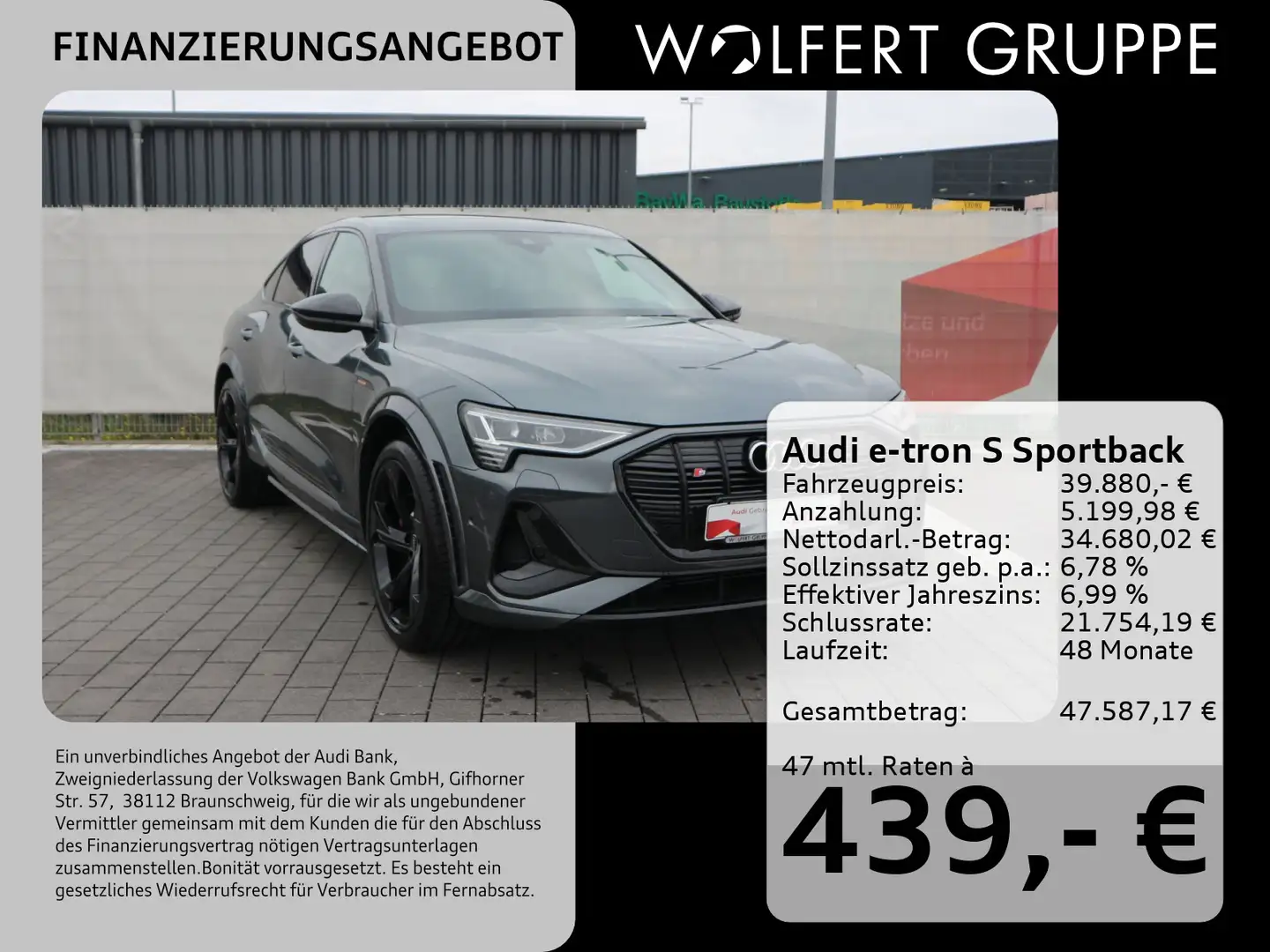 Audi e-tron quattro PANO*B&O*HUD*MATRIX*A Gris - 1