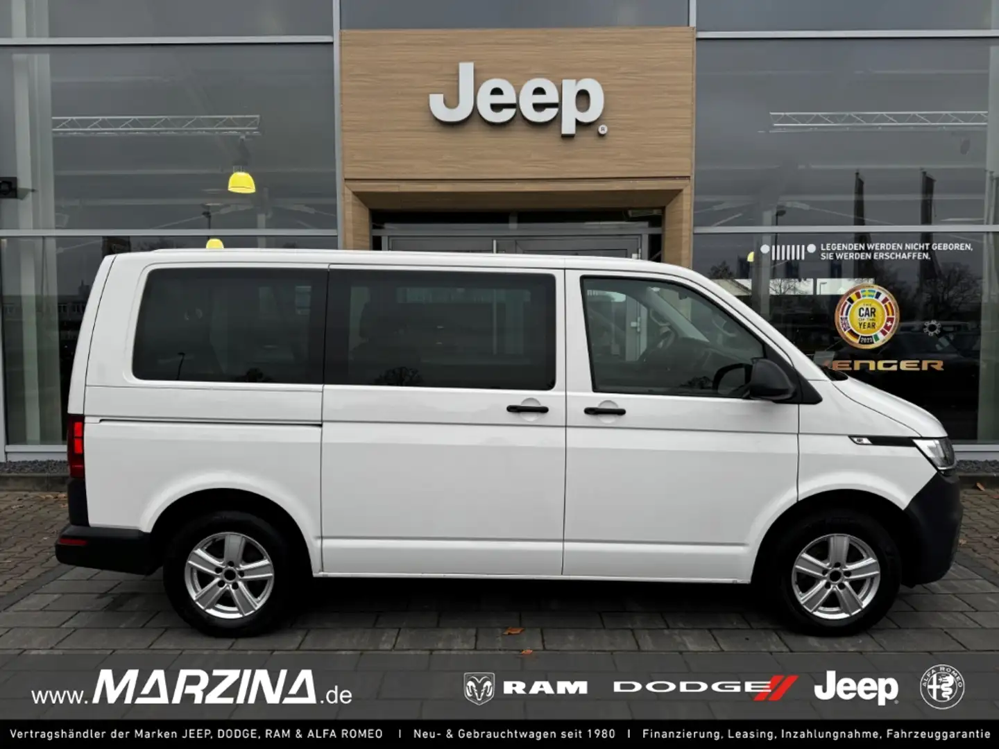 Volkswagen Transporter T6.1 Kombi EcoProfi FWD DAB Notbremsass. Tel.-Vorb Blanc - 1