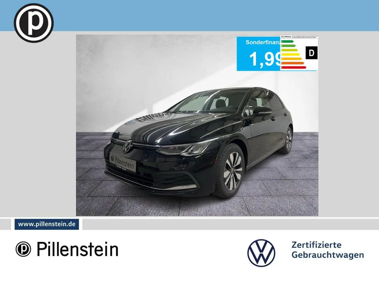 Volkswagen Golf MOVE TSI NAVI+AHK+LED+ACC+APP Schwarz - 1