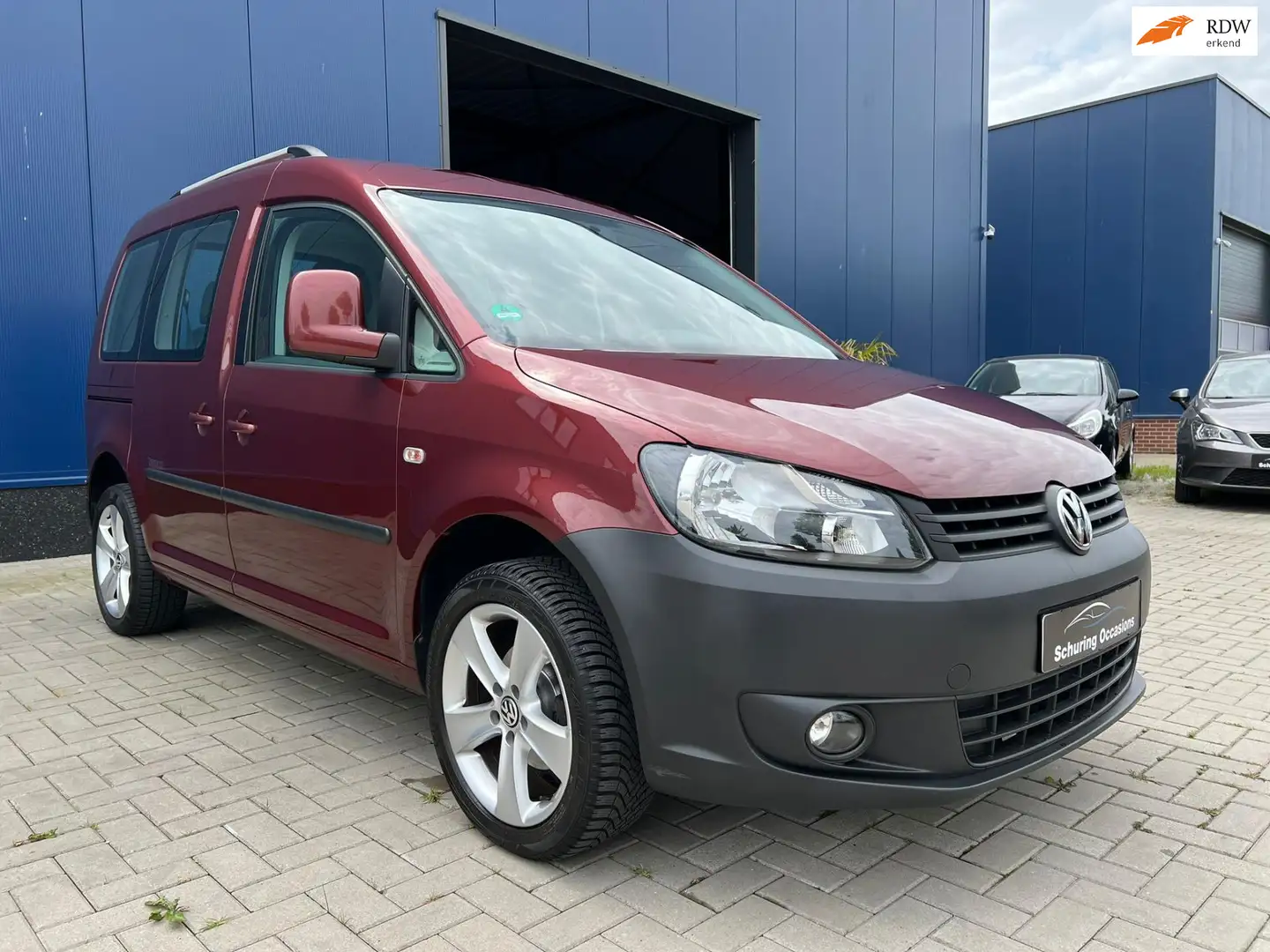 Volkswagen Caddy 1.2 TSI Highline Roncalli / AIRCO / PDC / CLIMATE Rouge - 1