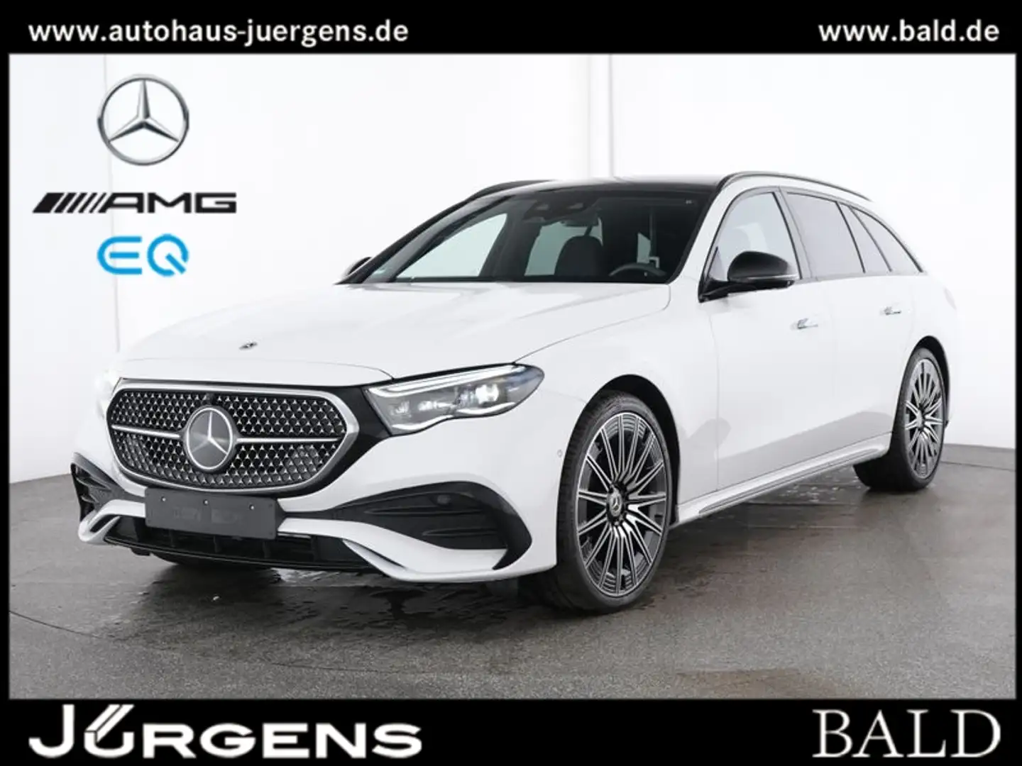 Mercedes-Benz E 450 4M T AMG-Sport/Super/Pano/Airm/Distr/21' Weiß - 1