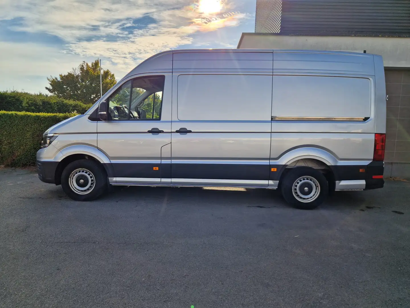 Volkswagen Crafter 177Pk 4MOTION 4x4 Sper, 2x schuifdeur *defect* Argent - 2