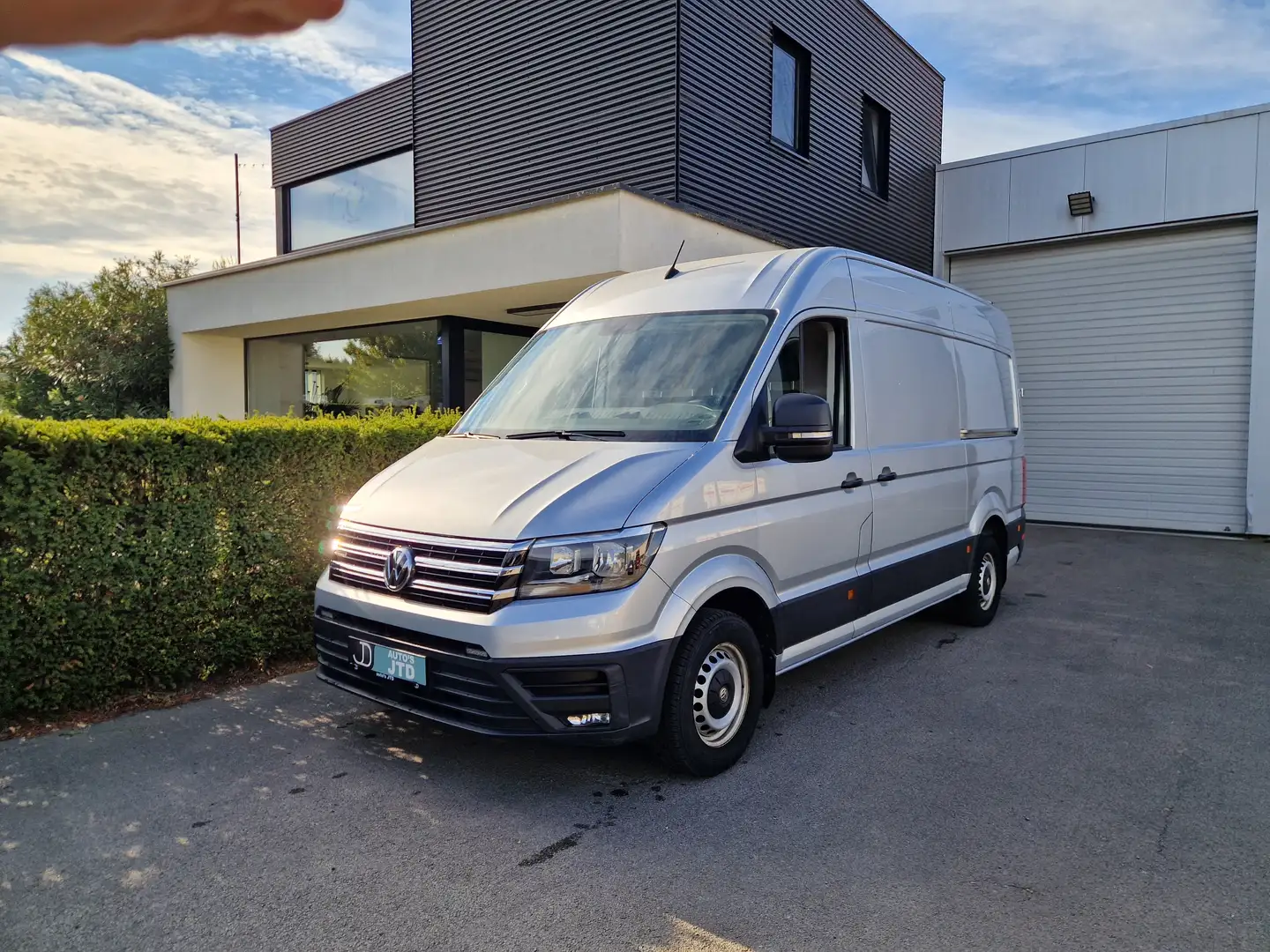 Volkswagen Crafter 177Pk 4MOTION 4x4 Sper, 2x schuifdeur *defect* Argent - 1