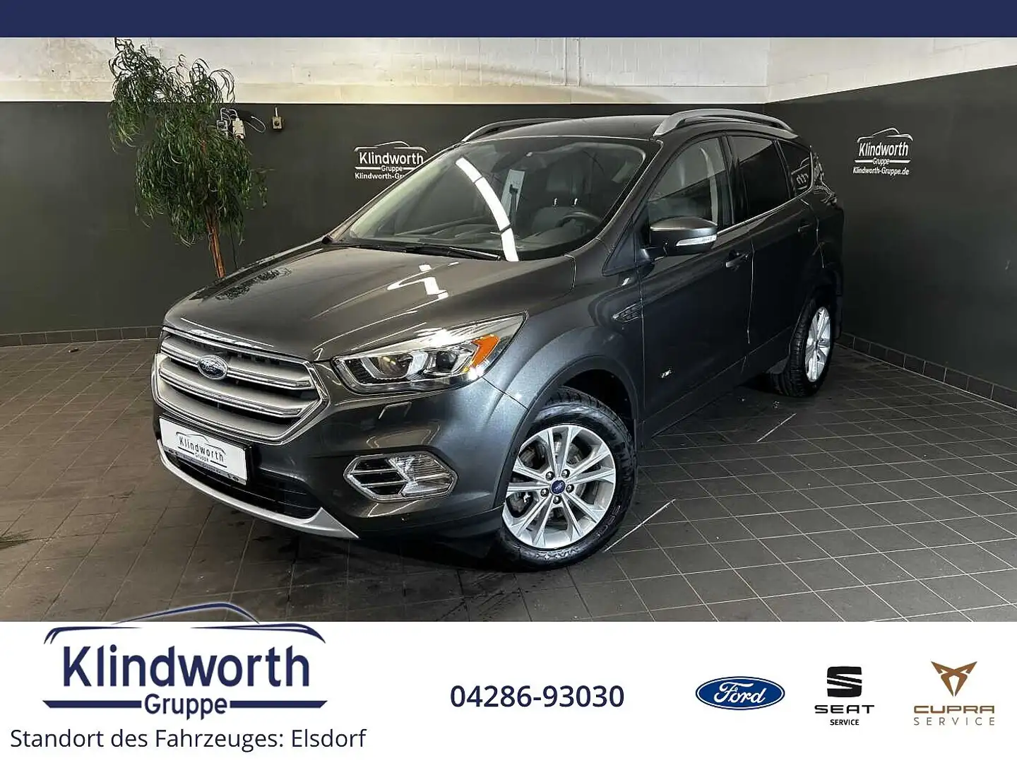 Ford Kuga 2.0 TDCi 4x4 Aut. Titanium +AHK+RFK+Xenon Grau - 1