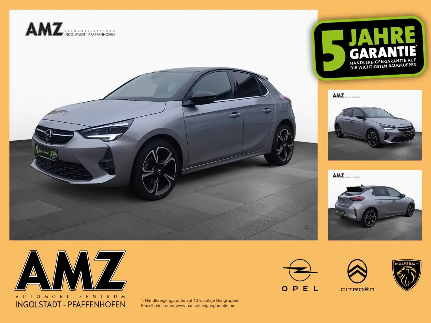 Opel Corsa Ultimate Massage NAVI Klimaauto PDC Grijs - 1