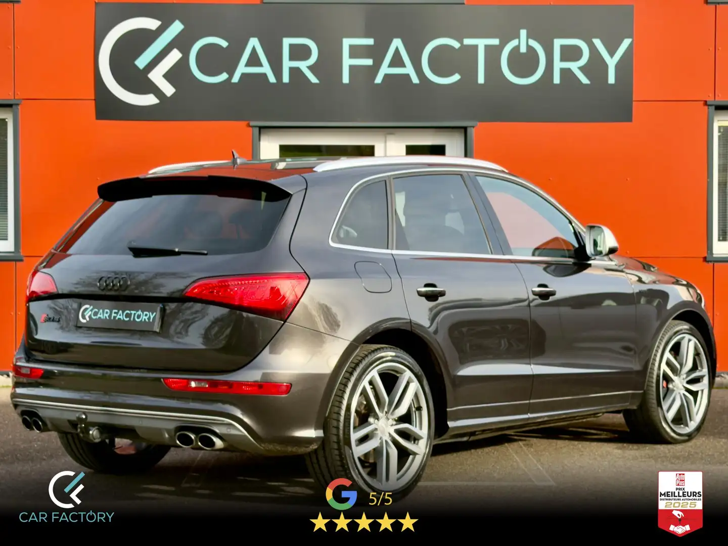 Audi SQ5 Quattro 3.0 V6 BiTDI 326 BVA Attelage Xénon ACC Caméra Bang \u0026 Olufsen Jante 21 Gris - 2