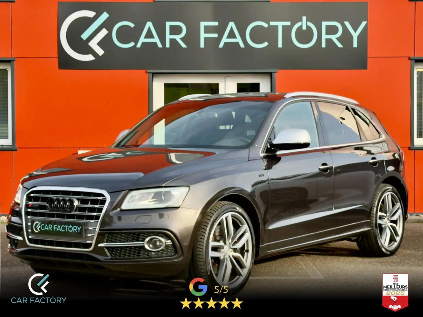 Audi SQ5 Quattro 3.0 V6 BiTDI 326 BVA Attelage Xénon ACC Caméra Bang \u0026 Olufsen Jante 21 Gris - 1