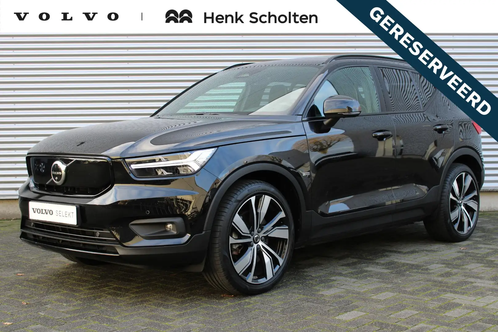 Volvo XC40 Recharge P8 AWD R-Design | Trekhaak | Stoel- en St Schwarz - 1