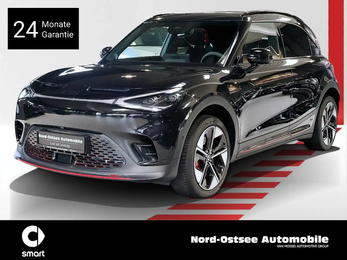 smart #1 BRABUS 360°-KAMERA KLIMA LED SITZHEIZG PANO Noir - 1