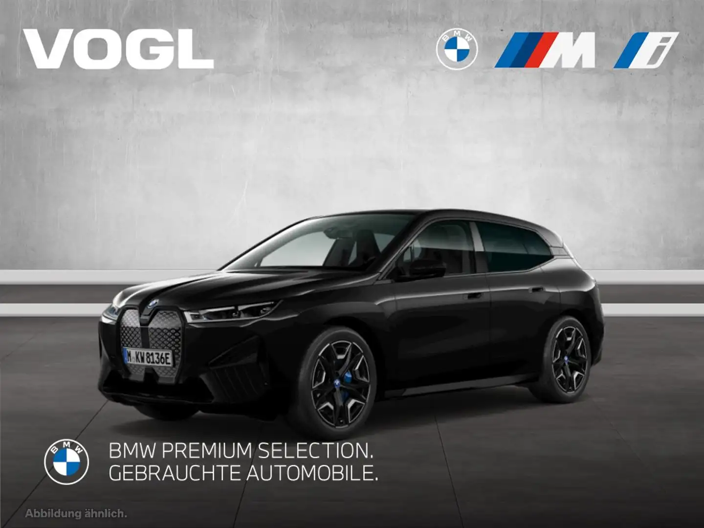 BMW iX xDrive40 Laserlicht, HKD,AHK Schwarz - 1